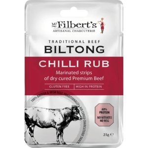 Mr Filberts Biltong (Chilli Rub)